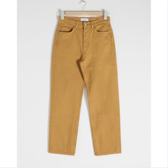 & Other Stories Denim - & Other Stories Straight Denim Mustard Jeans - NWT